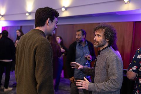 A networking session at the UK Global Screen Fund Summit